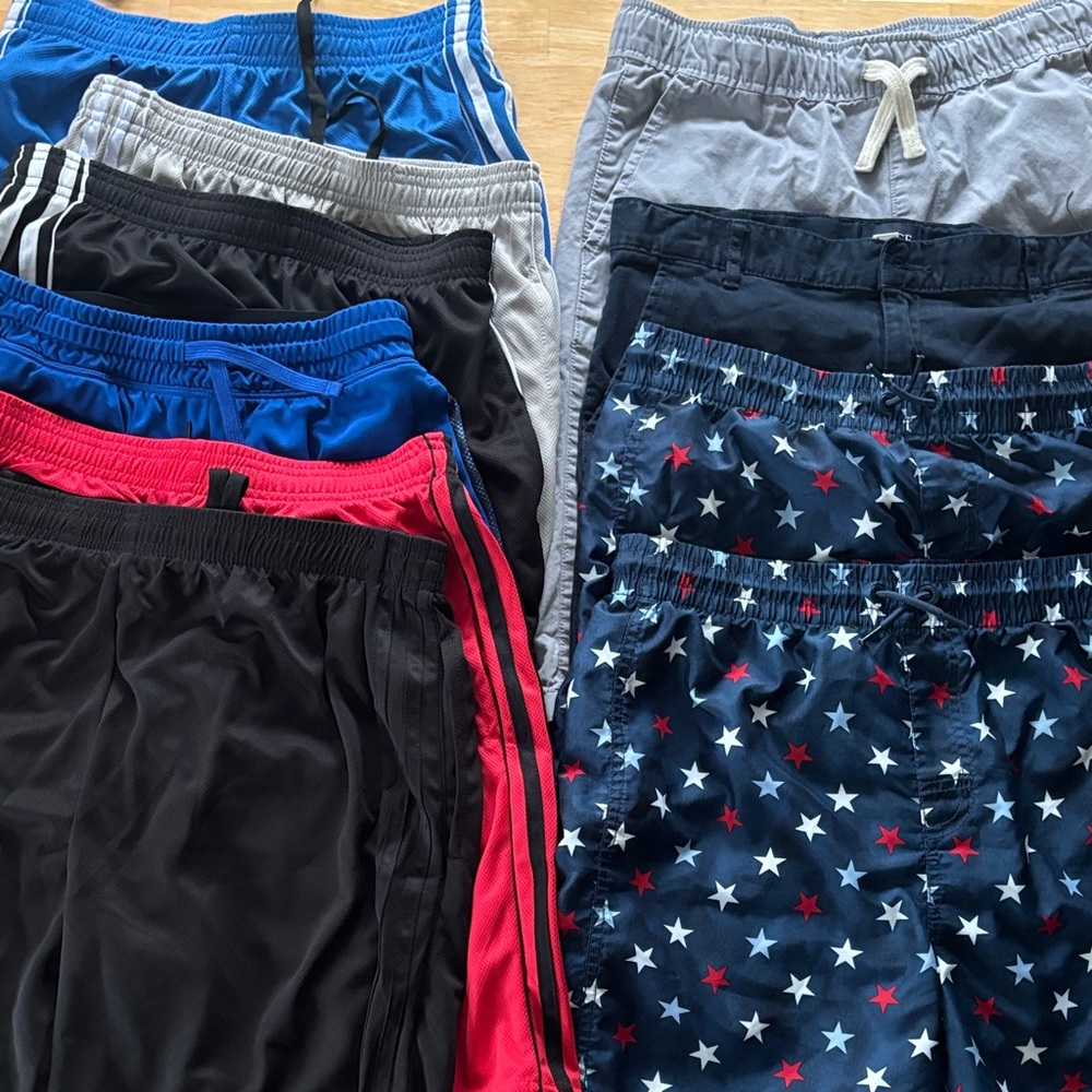 Old Navy Kids Shorts Assortment - Black, Blue, Red, Gray